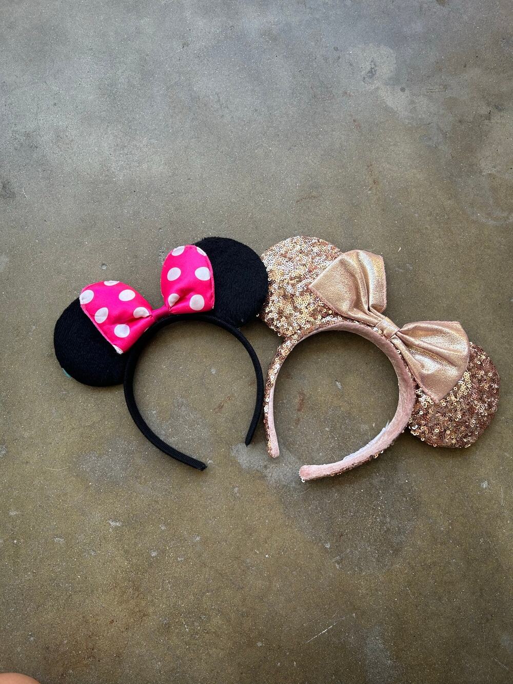 Classic Disney Parks Rose Gold Minnie ears